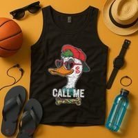 Call Me Valentines Duck Hunting Lover For Hunter Tank Top thumb 4