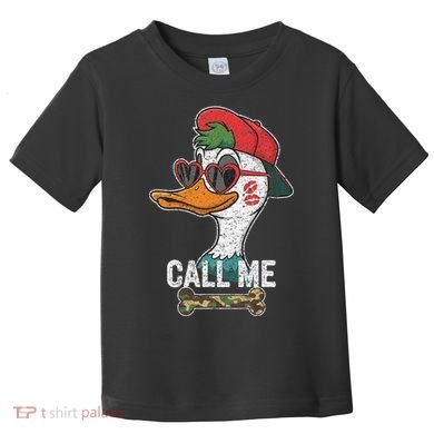 Call Me Valentines Duck Hunting Lover For Hunter Toddler T-Shirt