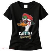 Call Me Valentines Duck Hunting Lover For Hunter Women's T-Shirt thumb 0