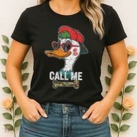 Call Me Valentines Duck Hunting Lover For Hunter Women's T-Shirt thumb 2