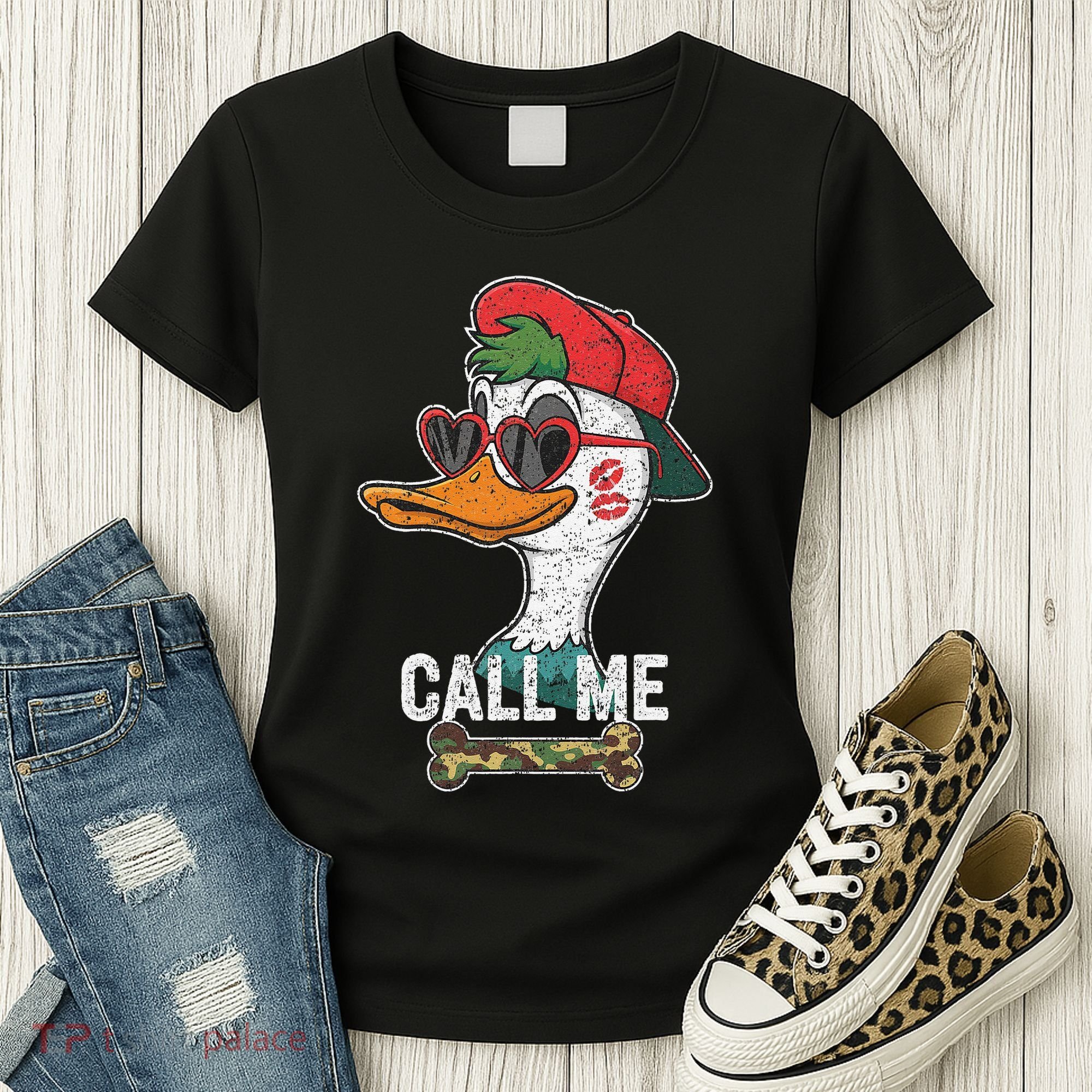 Call Me Valentines Duck Hunting Lover For Hunter Women's T-Shirt