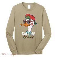 Call Me Valentines Duck Hunting Lover For Hunter Long Sleeve Shirt thumb 0