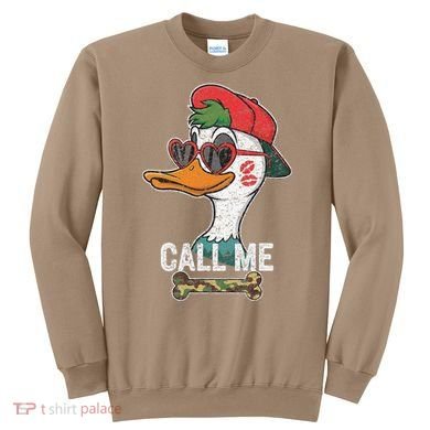 Call Me Valentines Duck Hunting Lover For Hunter Sweatshirt