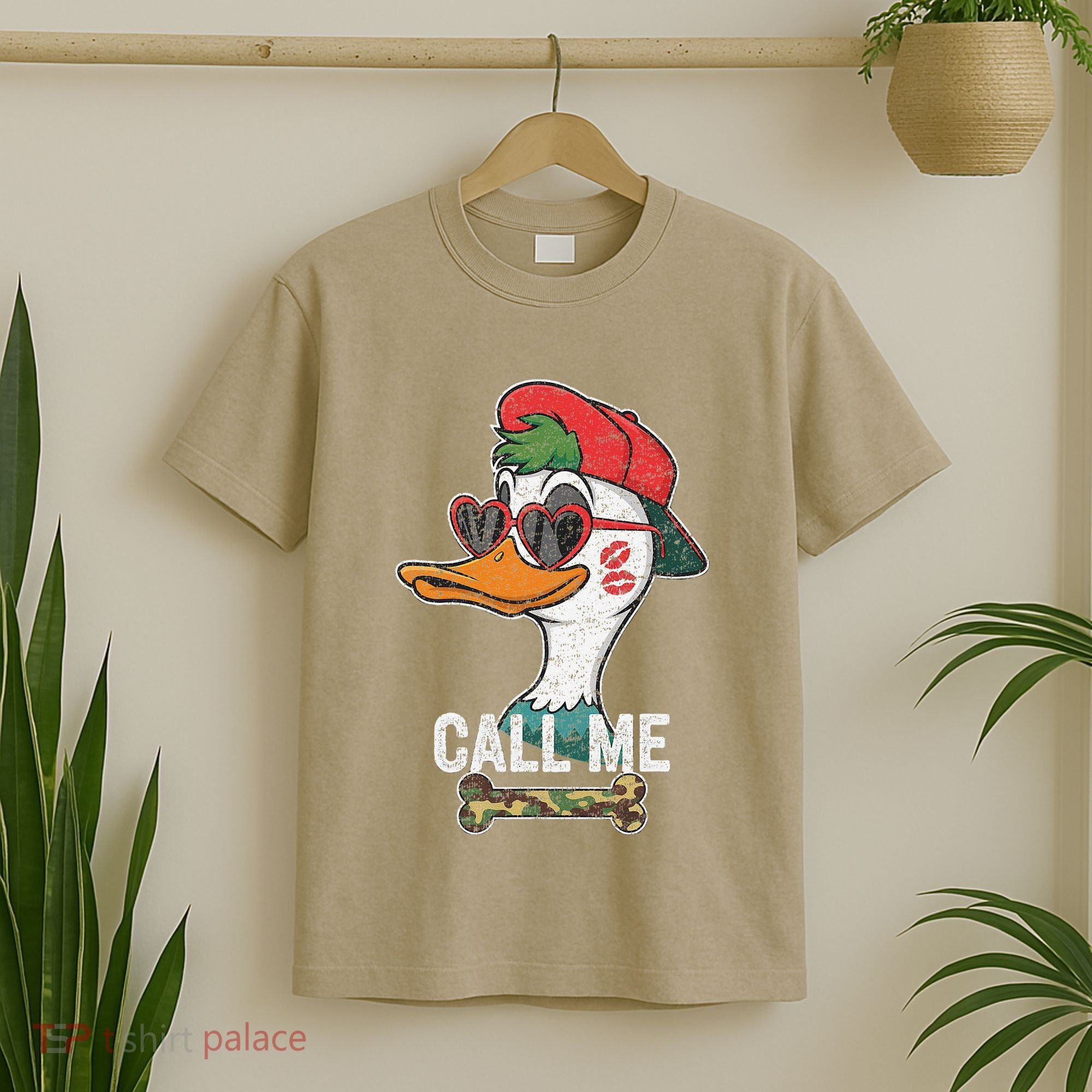 Call Me Valentines Duck Hunting Lover For Hunter T-Shirt
