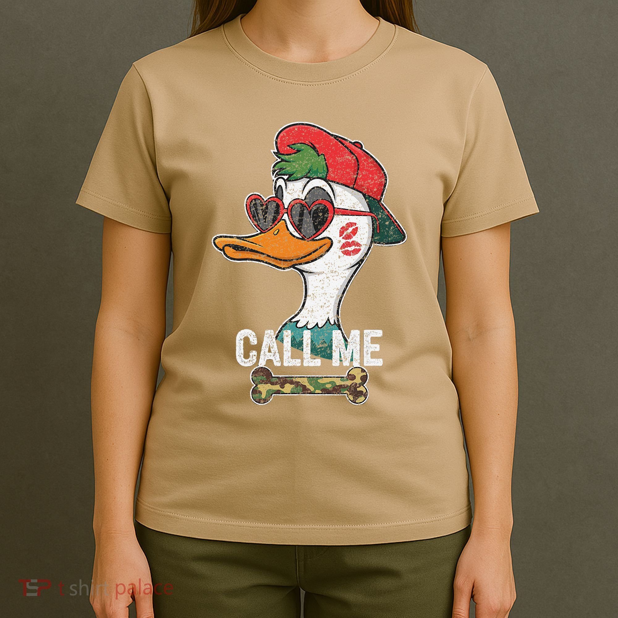 Call Me Valentines Duck Hunting Lover For Hunter T-Shirt
