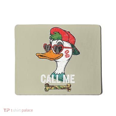 Call Me Valentines Duck Hunting Lover For Hunter Mousepad