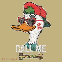 Call Me Valentines Duck Hunting Lover For Hunter Kids T-Shirt thumb 2