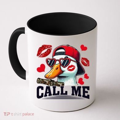 Call Me Valentines Duck Hunting Lover For Hunter Coffee Mug
