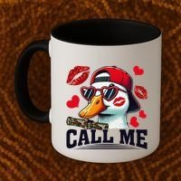 Call Me Valentines Duck Hunting Lover For Hunter Coffee Mug thumb 2