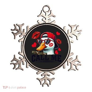 Call Me Valentines Duck Hunting Lover For Hunter Ornament