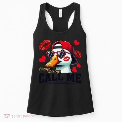 Call Me Valentines Duck Hunting Lover For Hunter Women's Tank Top