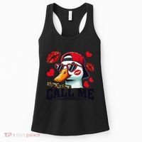 Call Me Valentines Duck Hunting Lover For Hunter Women's Tank Top thumb 0