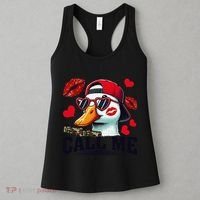 Call Me Valentines Duck Hunting Lover For Hunter Women's Tank Top thumb 3