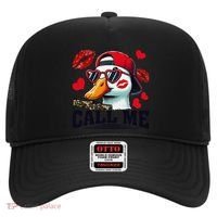Call Me Valentines Duck Hunting Lover For Hunter Hat thumb 0