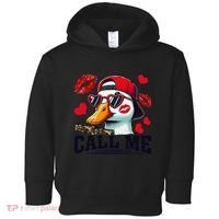 Call Me Valentines Duck Hunting Lover For Hunter Toddler Hoodie thumb 0