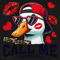 Call Me Valentines Duck Hunting Lover For Hunter Toddler T-Shirt thumb 4