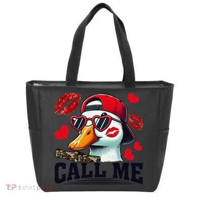 Call Me Valentines Duck Hunting Lover For Hunter Tote Bag