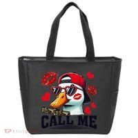 Call Me Valentines Duck Hunting Lover For Hunter Tote Bag thumb 0