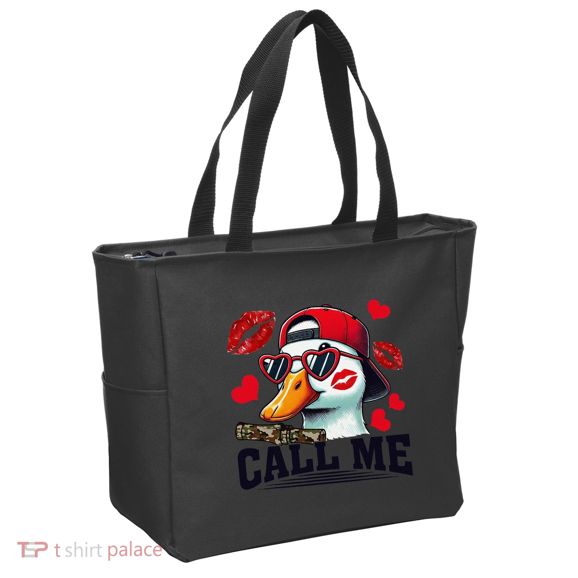 Call Me Valentines Duck Hunting Lover For Hunter Tote Bag