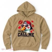 Call Me Valentines Duck Hunting Lover For Hunter Hoodie thumb 0