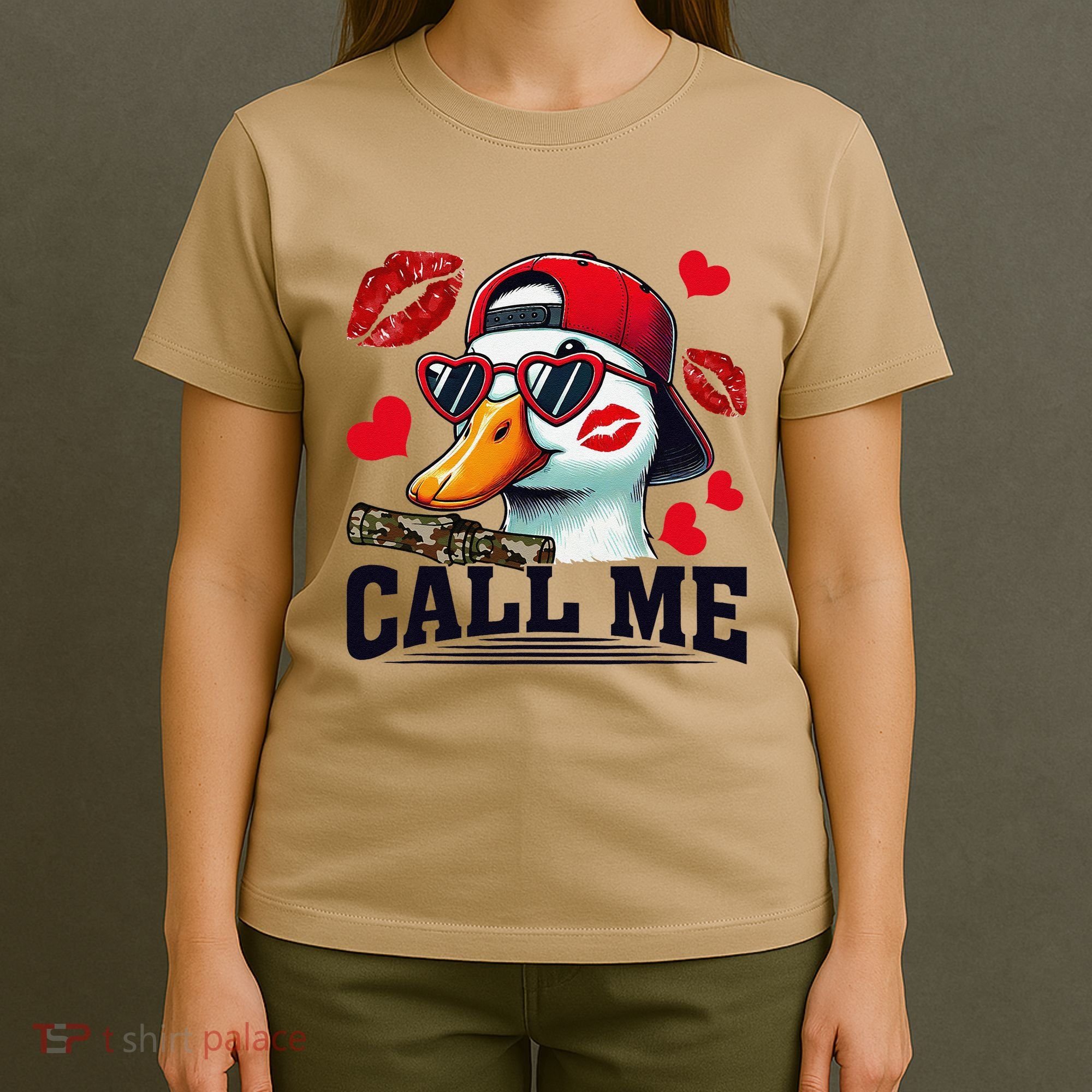 Call Me Valentines Duck Hunting Lover For Hunter T-Shirt