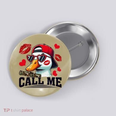Call Me Valentines Duck Hunting Lover For Hunter Button