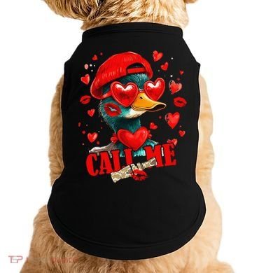 Call Me Valentines Duck Hunting Lover For Hunter Doggie Tank