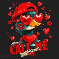 Call Me Valentines Duck Hunting Lover For Hunter Beanie thumb 2