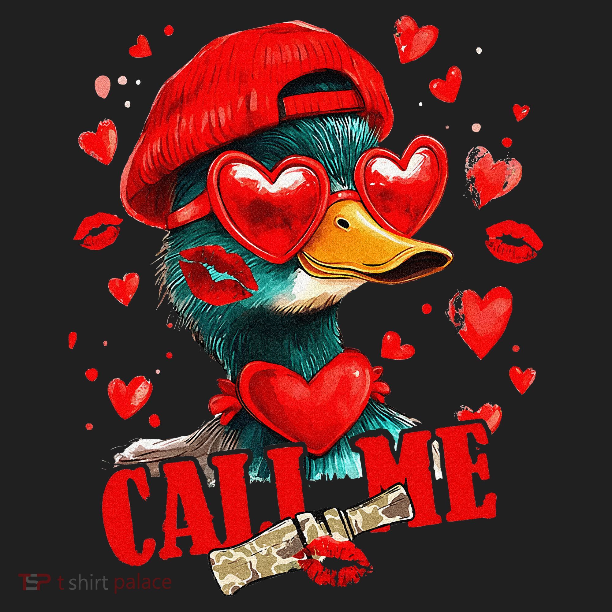 Call Me Valentines Duck Hunting Lover For Hunter Beanie