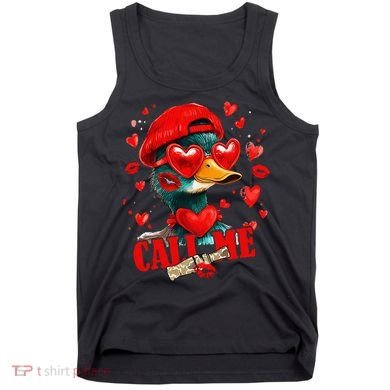 Call Me Valentines Duck Hunting Lover For Hunter Tank Top
