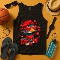 Call Me Valentines Duck Hunting Lover For Hunter Tank Top thumb 4