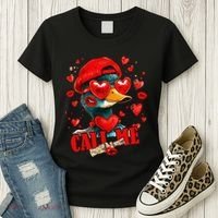 Call Me Valentines Duck Hunting Lover For Hunter Women's T-Shirt thumb 3