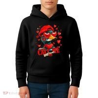 Call Me Valentines Duck Hunting Lover For Hunter Kids Hoodie thumb 4