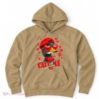 Call Me Valentines Duck Hunting Lover For Hunter Hoodie thumb 0