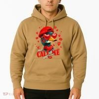 Call Me Valentines Duck Hunting Lover For Hunter Hoodie thumb 2
