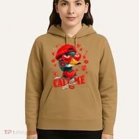Call Me Valentines Duck Hunting Lover For Hunter Hoodie thumb 5