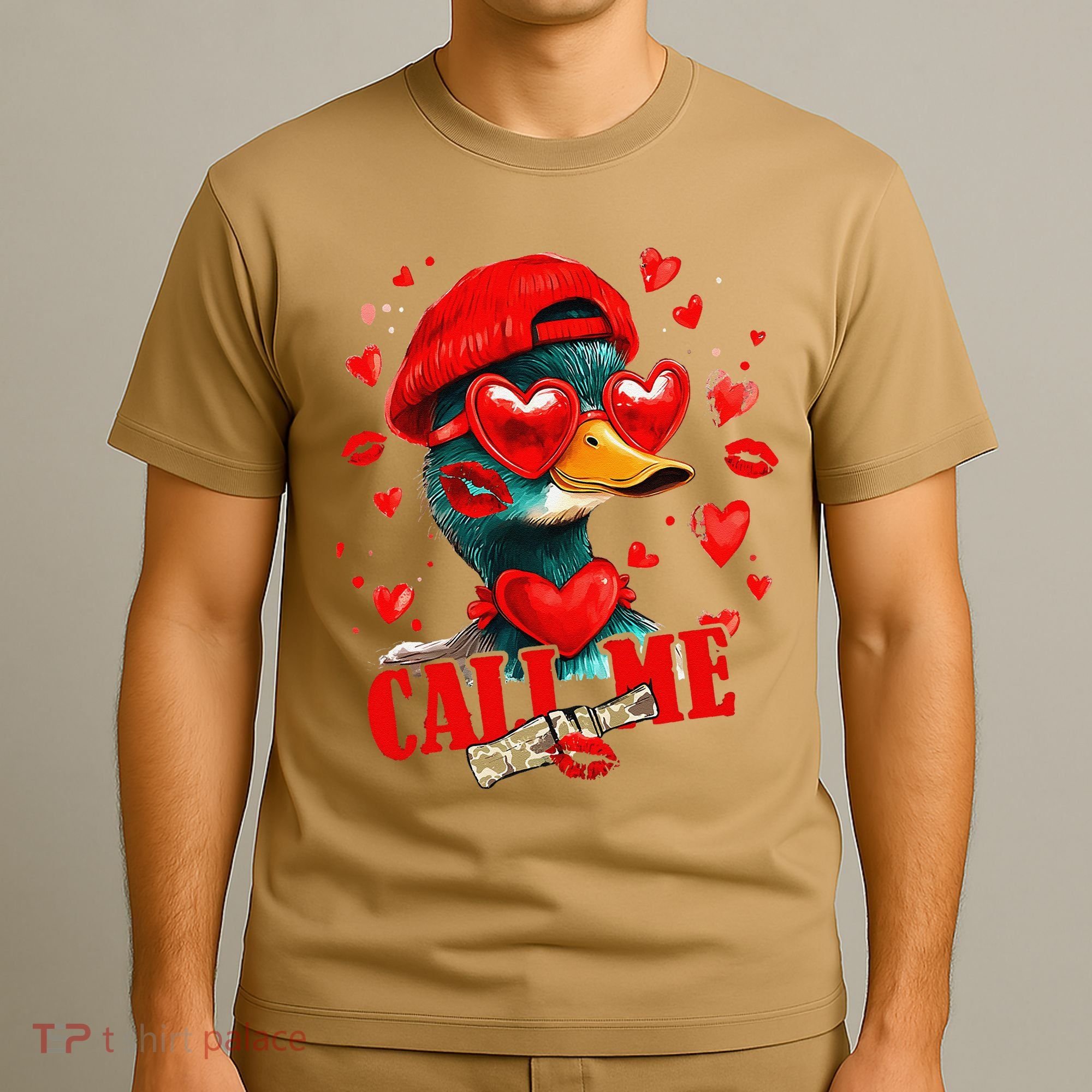 Call Me Valentines Duck Hunting Lover For Hunter T-Shirt