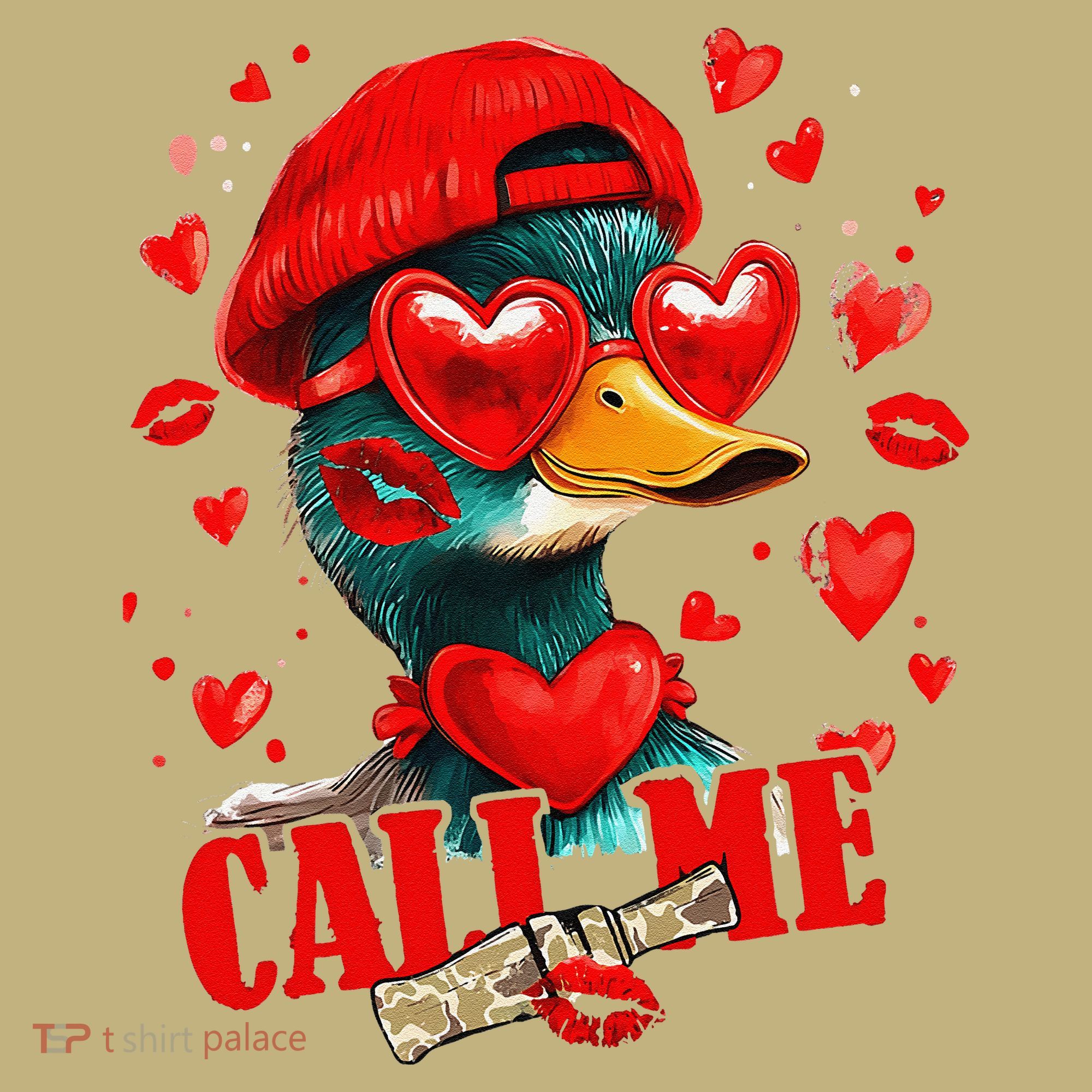 Call Me Valentines Duck Hunting Lover For Hunter Polo
