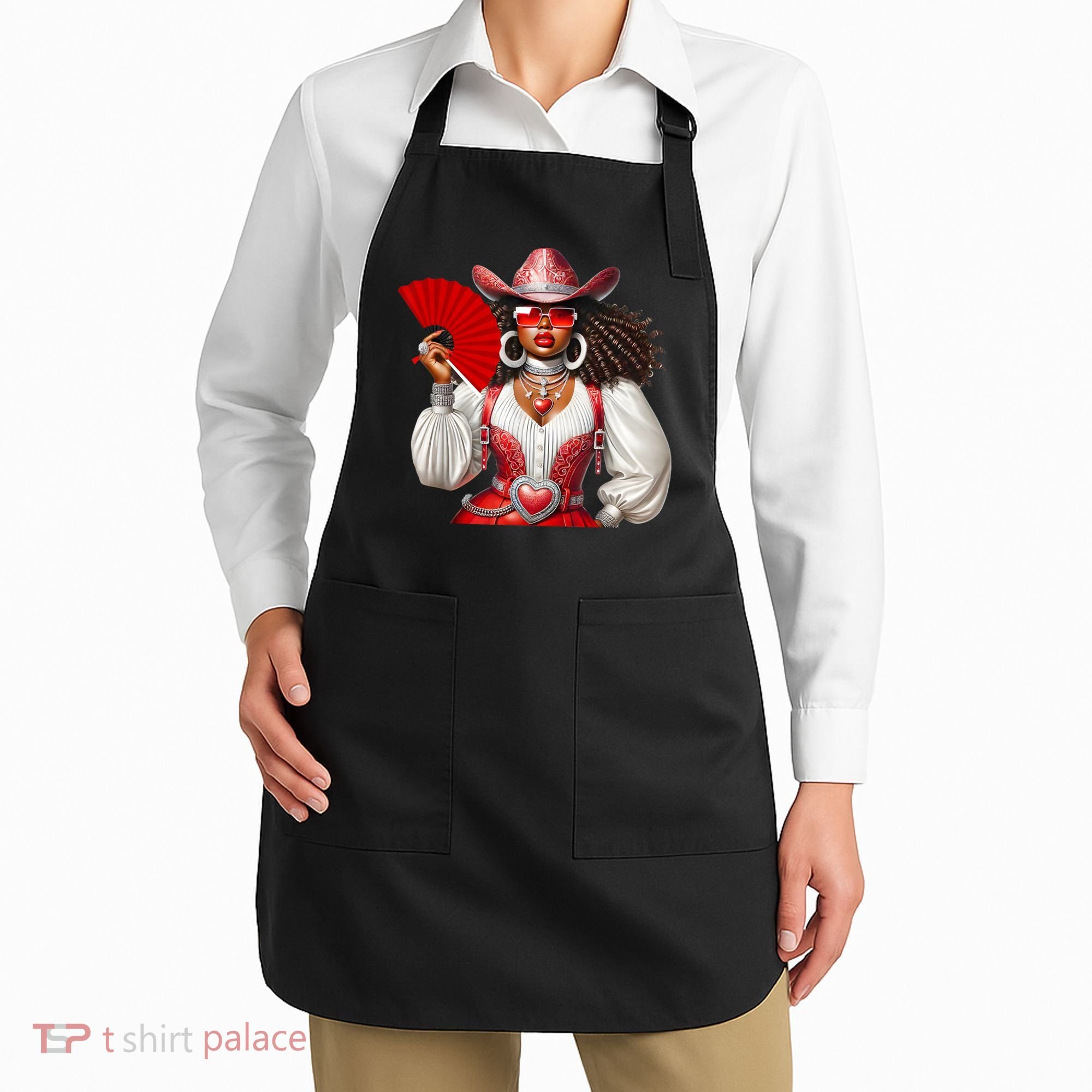 Cowgirl Melanin Western Country  Apron