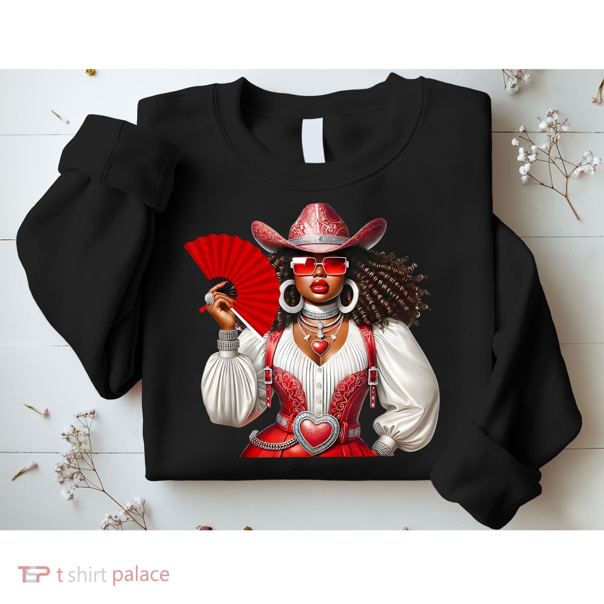 Cowgirl Melanin Western Country  Sweatshirt