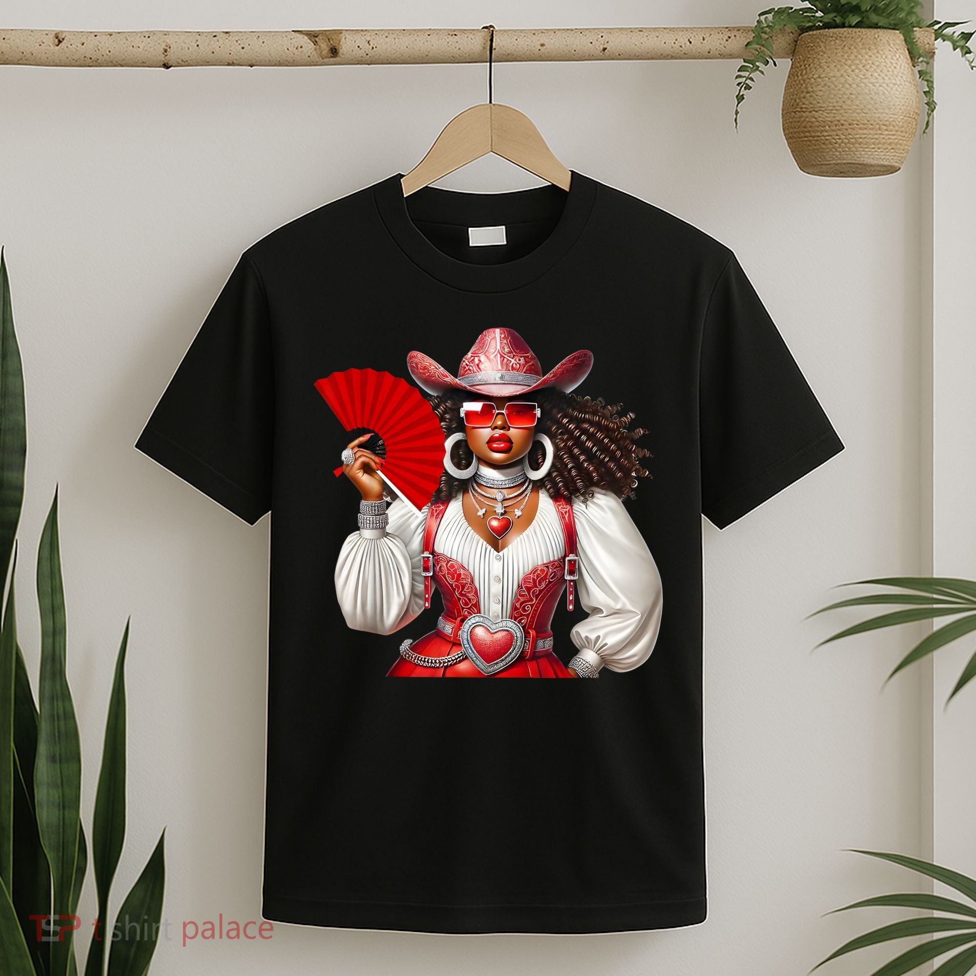 Cowgirl Melanin Western Country  T-Shirt