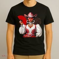 Cowgirl Melanin Western Country  T-Shirt thumb 3