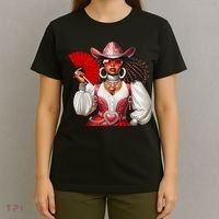 Cowgirl Melanin Western Country  T-Shirt thumb 4