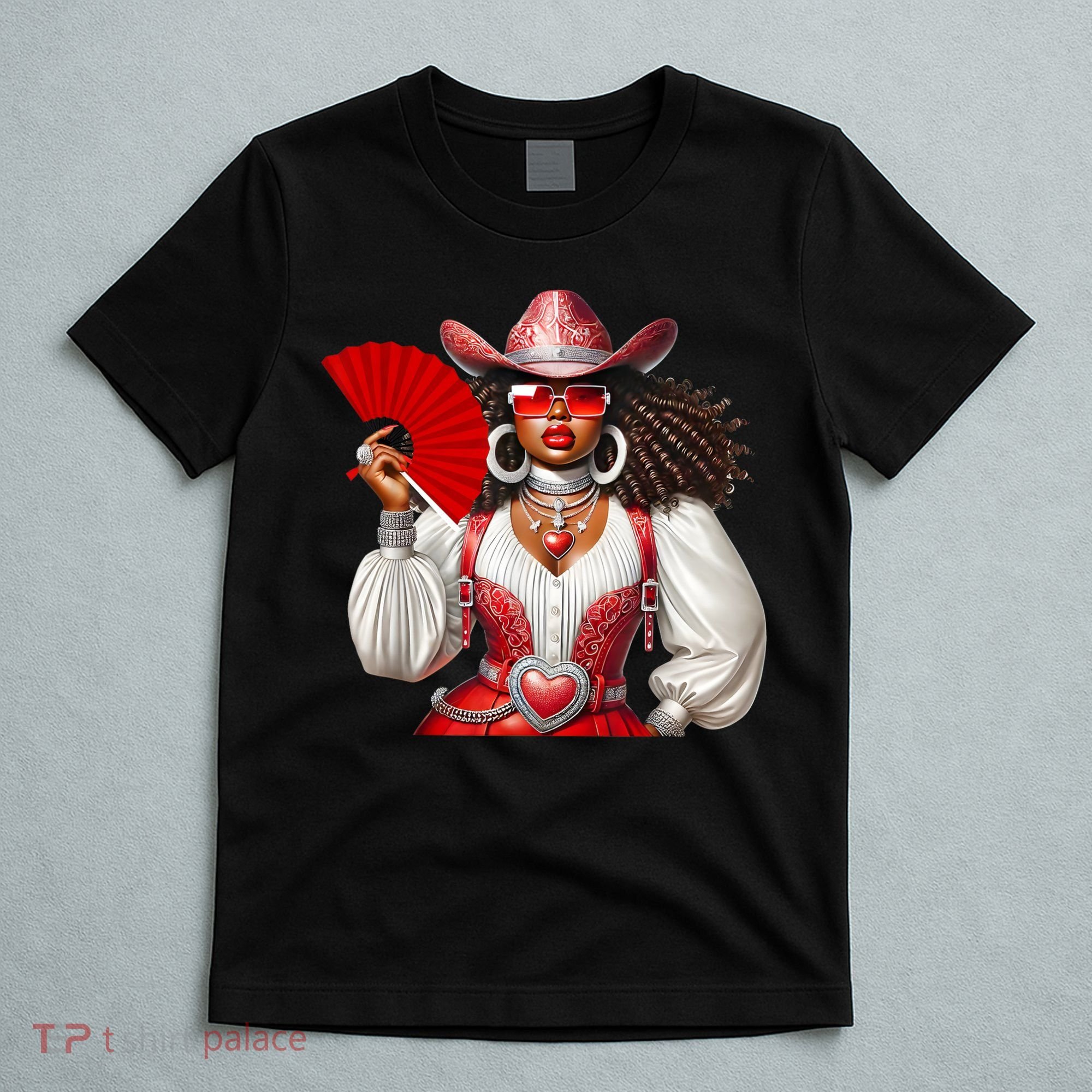 Cowgirl Melanin Western Country  T-Shirt