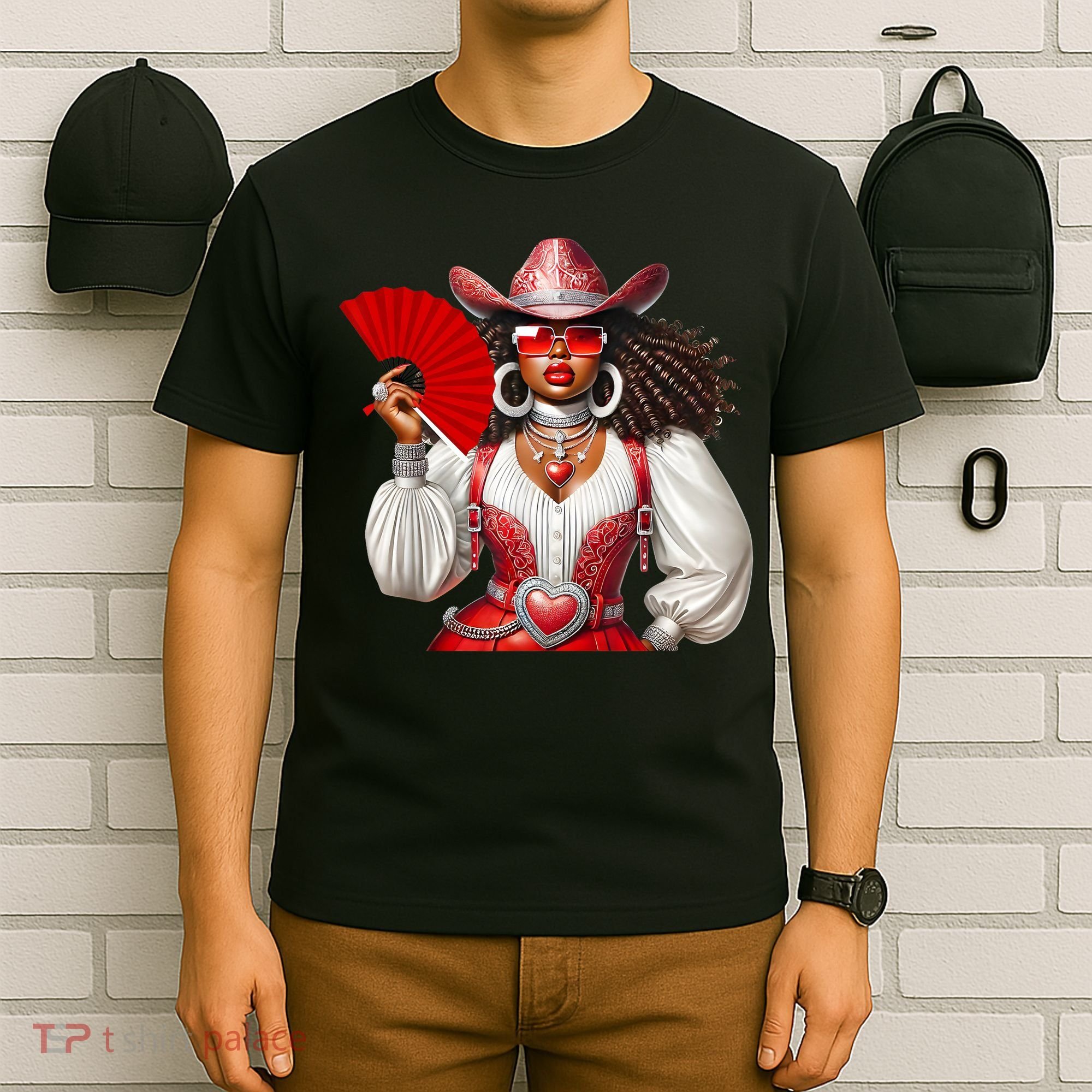 Cowgirl Melanin Western Country  T-Shirt