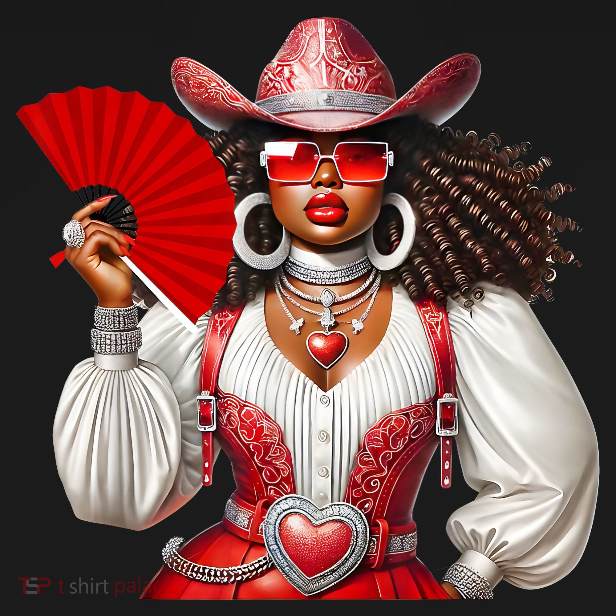 Cowgirl Melanin Western Country  T-Shirt