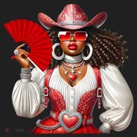 Cowgirl Melanin Western Country  Beanie thumb 2