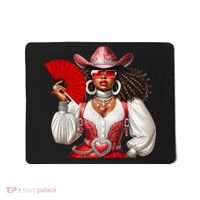 Cowgirl Melanin Western Country  Mousepad thumb 0
