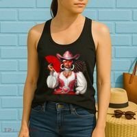 Cowgirl Melanin Western Country  Women's Tank Top thumb 2