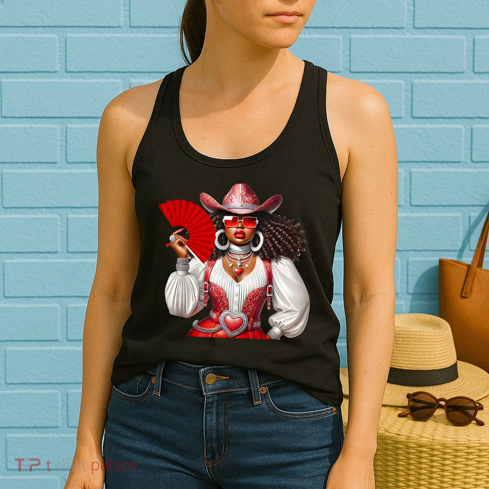 Cowgirl Melanin Western Country  Women's Tank Top